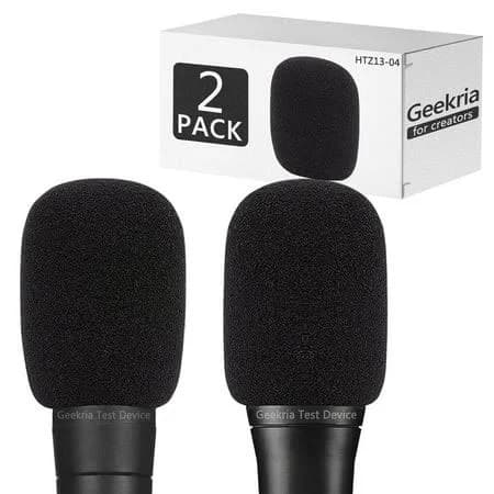 Geekria Foam Windscreen for Shure Microphone