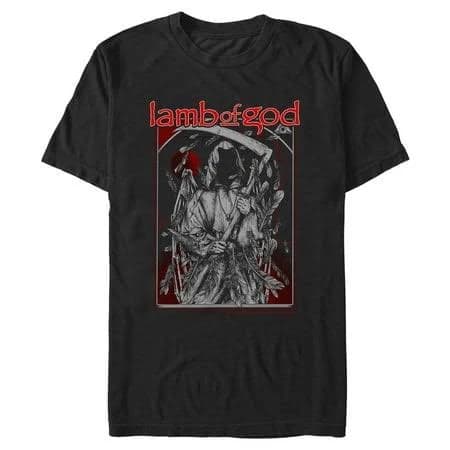 Lamb of God The Grim Reaper Graphic T-Shirt