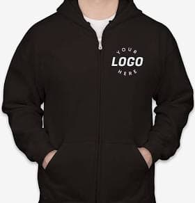 Gildan Midweight Embroidered Zip Hoodie