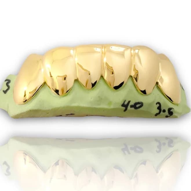 CUSTOM SOLID GOLD Or PLATED YELLOW GOLD GRILLZ