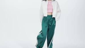 adidas Adicolor Satin Wide Leg Track Pants - Green | Free Shipping with adiClub | adidas US