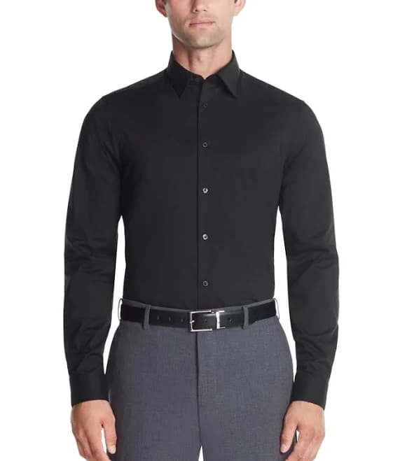 Calvin Klein Men's Slim-Fit Stretch Dress Shirt