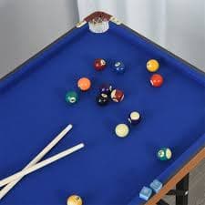 55" Portable Folding Billiards Table Game Pool Table - Overstock - 42845146