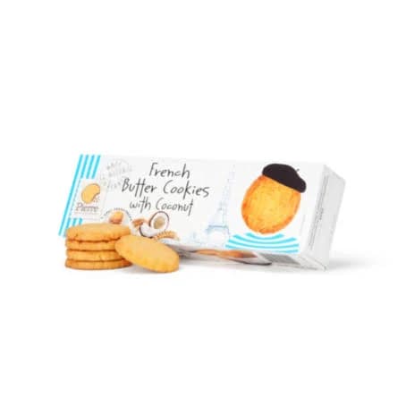 French Butter Cookies With Coconut