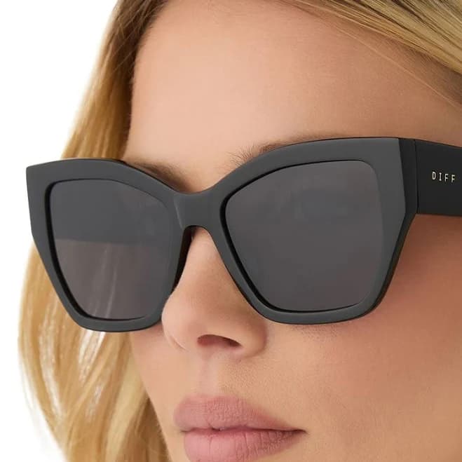 DIFF Women's Vivienne Cat Eye Polarized Sunglasses