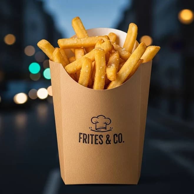 Takeaway French Fry Packaging
