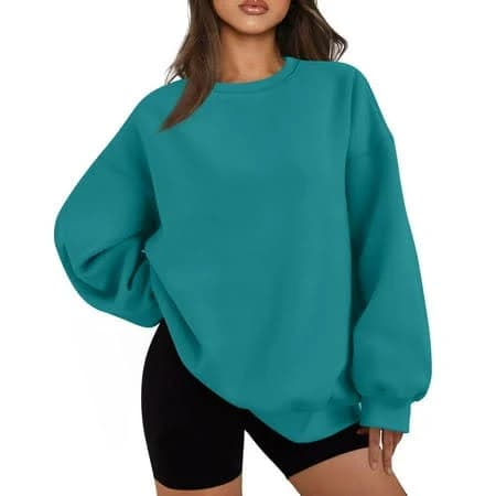 Women's Oversized Crew Neck Sweatshirt