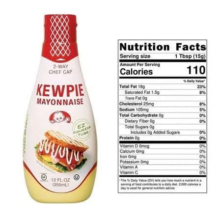 Kewpie Mayonnaise Japanese Mayo Sandwich Spread Squeeze Bottle