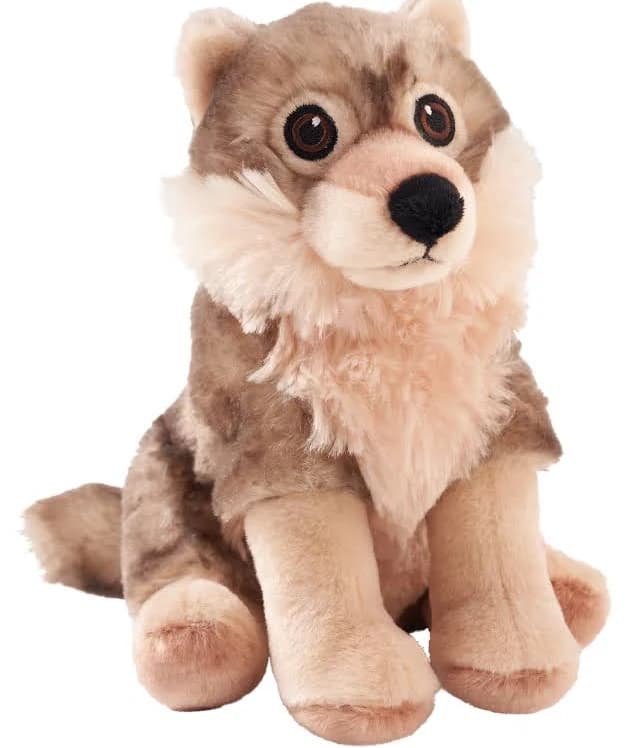 Wild Republic Cuddlekins Eco Wolf Stuffed Animal