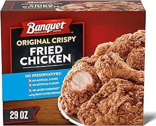 Banquet Frozen Meal, Original Crispy Fried Chicken Tender Bone-In Chicken Assorted Pieces, 29 oz.