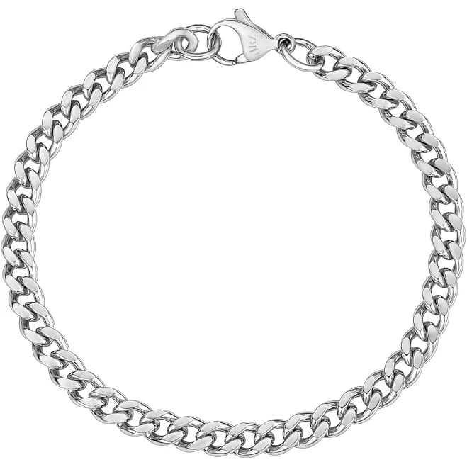 5mm Stainless Steel Cuban Link Dainty Bracelet