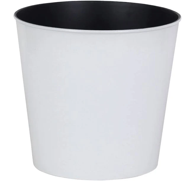 Cheungs 10.5 in. Round Tapered Recycled Plastic Planter
