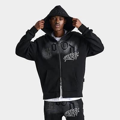 Hoodrich Iron Oversized Zip Hoodie