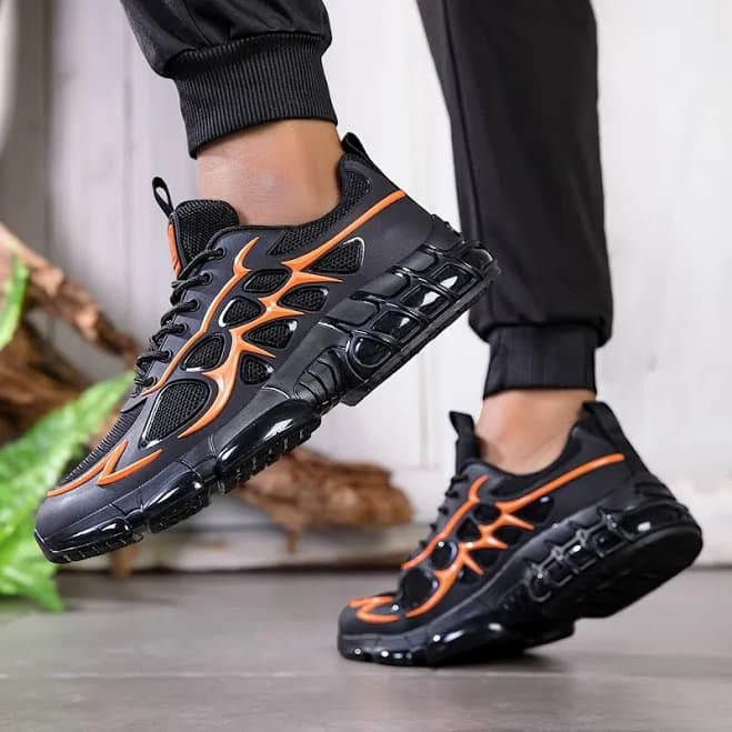 Men's Lightweight Breathable Rubber Cushioned Sneakers