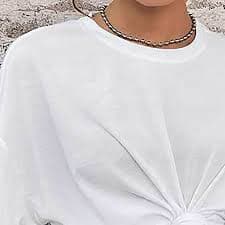fatyb Women's Oversized Short Sleeve T Shirt Dress Casual Crew Neck Solid Color Loose Mini Dresses - Walmart.com