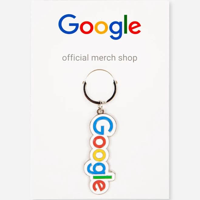 Google Enamel Keychain