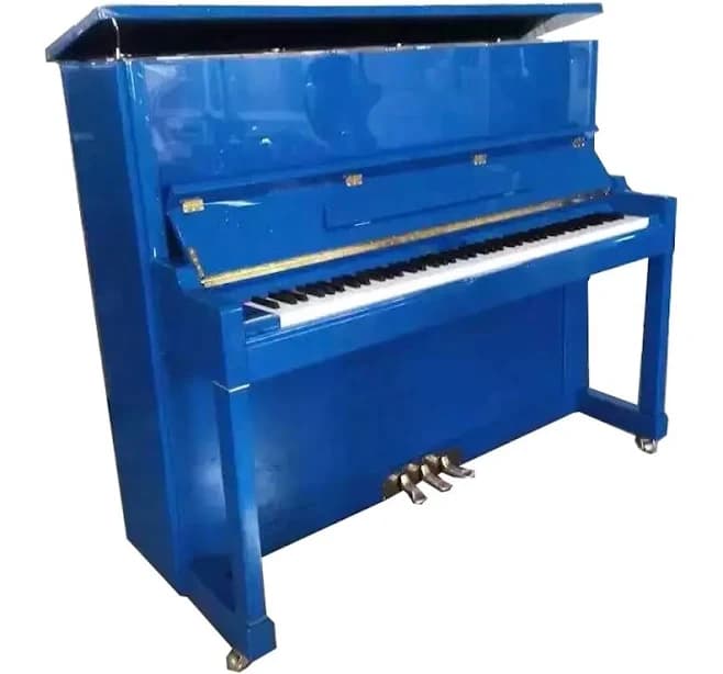 New Design 88 Keys Navy Blue Polish Custom Acoustic Upright Piano