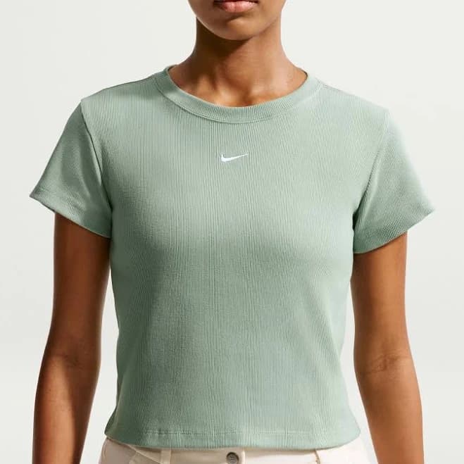 Nike Women's Tight Ribbed Short-Sleeve T-Shirt