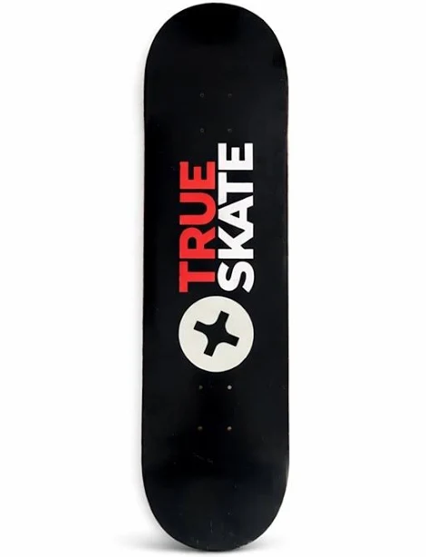 Skateboard True Skate Mobile Game Deck 8.5 Black Wirh Logo