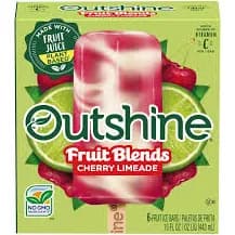 Outshine Cherry Limeade Frozen Fruit Bars