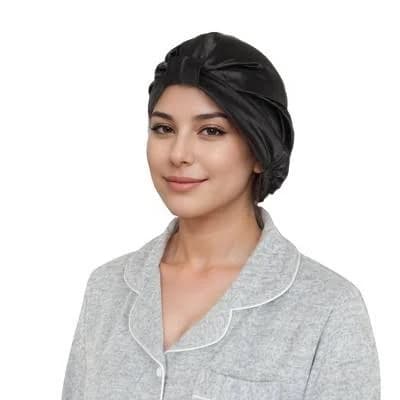 Women's Satin Twist Elastic Band Bonnet