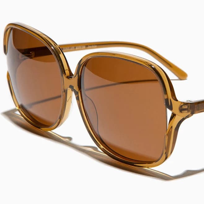 Sunglass Museum Oversized Square Polarized Sunglass
