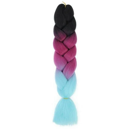 Erdouy 3pcs Ultra Soft Braid-In Synthetic Fiber Extensions