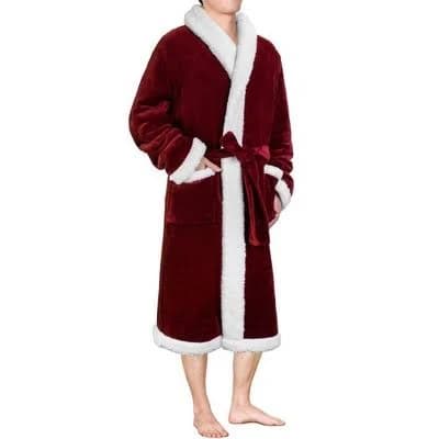 PAVILIA Men's Premium Sherpa Fleece Shawl Collar Robe