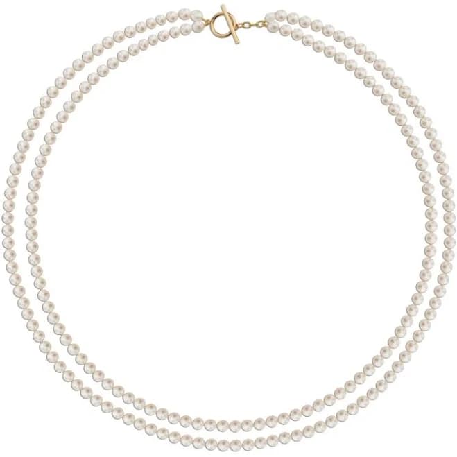 Petit Anjou Double Strand Pearl Necklace