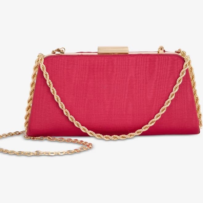 INC International Concepts Women's Small Twist Chain Clutch