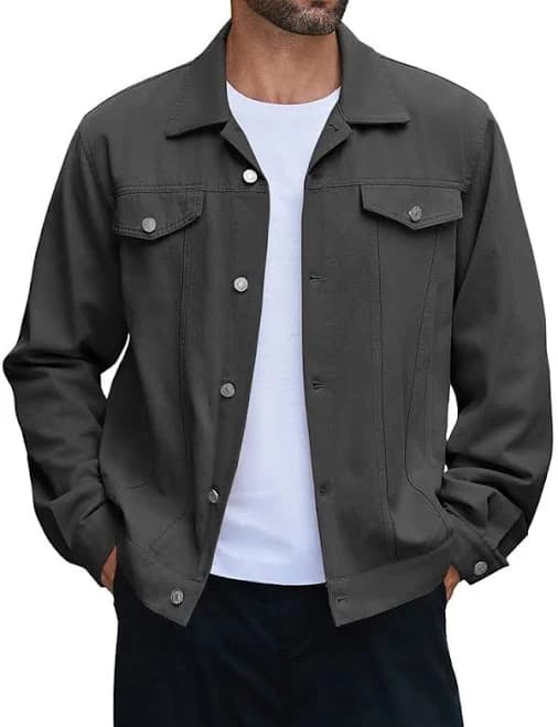Leisure Cotton Denim Jacket