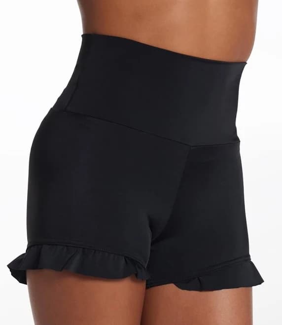 Ruffled Hem Dance Shorts