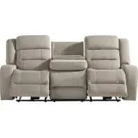 McKinley Beige Power Reclining Sofa