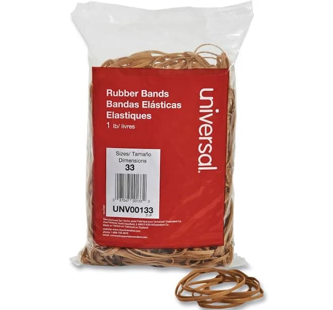 Universal Rubber Bands Size 33