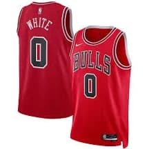 Unisex Chicago Bulls Coby White Nike Red Swingman Jersey - Icon Edition In Stock - This item will ship within 1 business day.