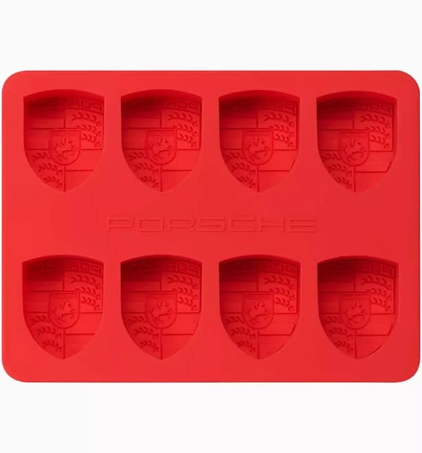 Porsche Lifestyle Ice Cube Tray Crest Essential