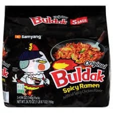 Samyang Buldak Original Hot Chicken Ramen Noodles 140 GM 5Packs