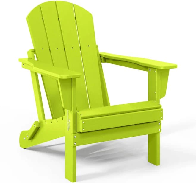 Beachcrest Home Shawnna Folding Adirondack Chair