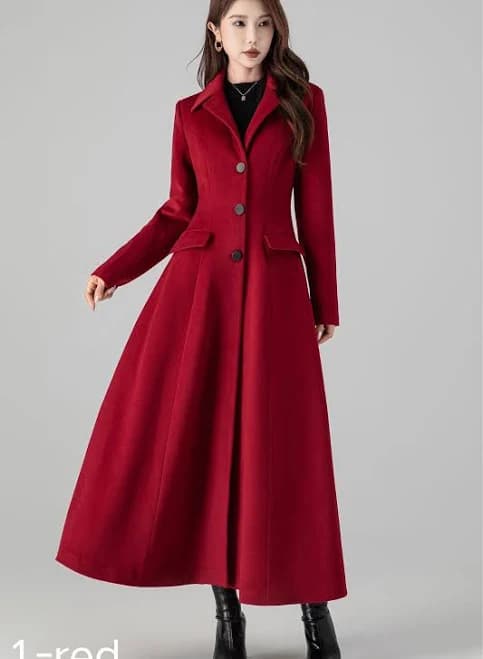 Women's Wool Trench Coat