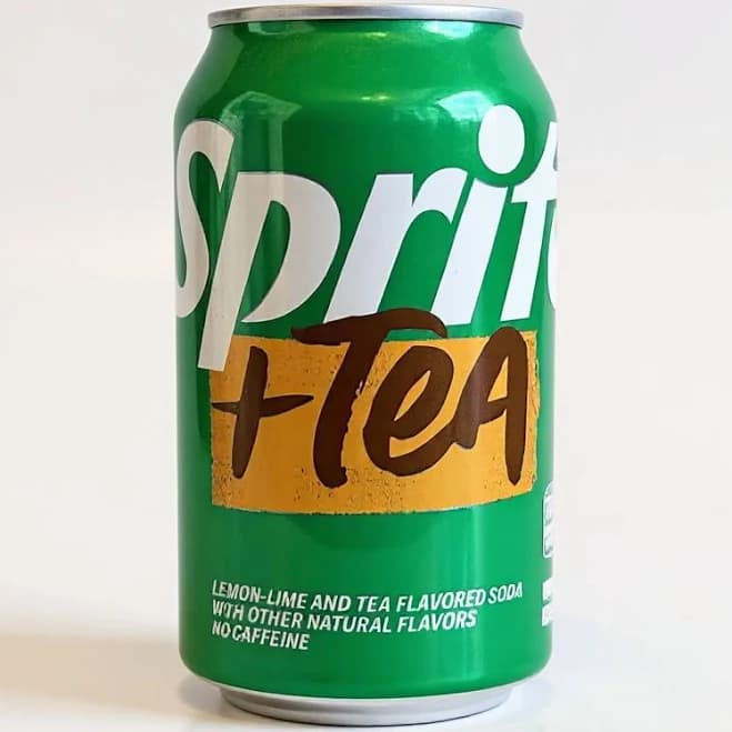 Sprite + Tea Green Lemon Lime Soda With Tea Flavor 12floz (1 Can)