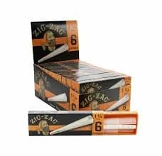 Zig Zag Cones 1-1/4 Ultra Thin 24/6pk