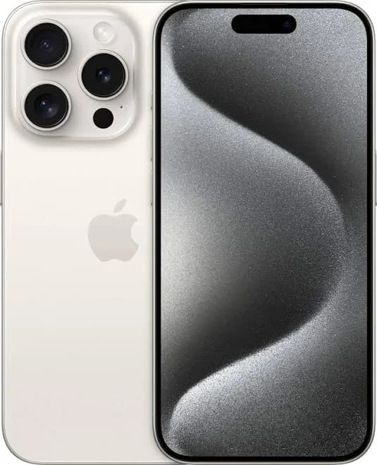 Apple - Refurbished Excellent - iPhone 15 Pro A2848 (Fully Unlocked) 512GB - White Titanium