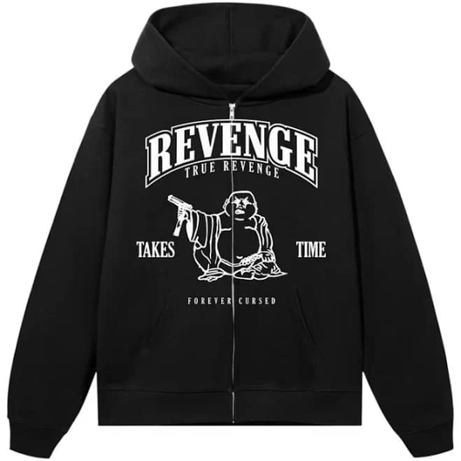 Revenge Tru Revenge Zip Hoodie