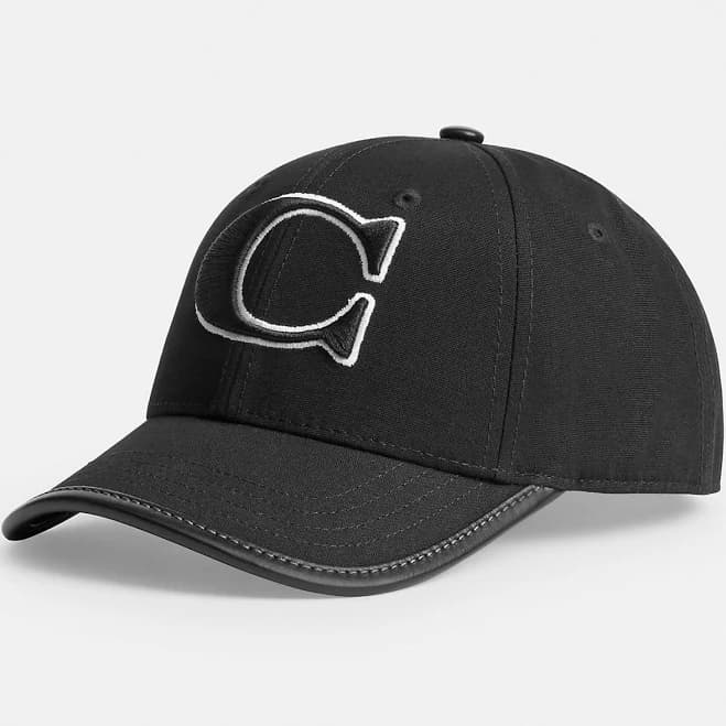 Coach C Cotton Canvas Baseball Hat