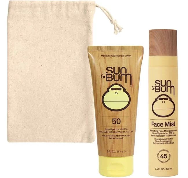 Natural Sun Bum Face Mist & Lotion Kit