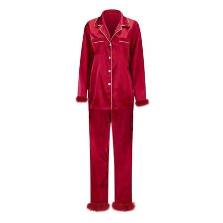 Stephy Family Matching Soft Satin Christmas Pajamas