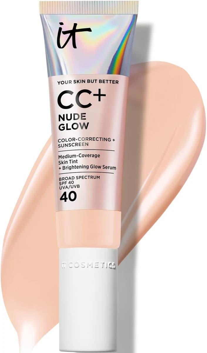 IT Cosmetics CC+ Nude Glow Lightweight Foundation + Glow Serum SPF 40