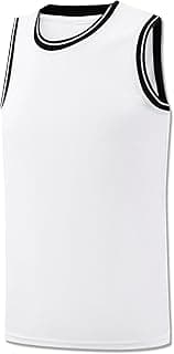 Youth Blank Basketball Jersey,Boy's Mesh Athletic Basketball Shirts,Blank Basketball Jerseys for Kids XS-XL