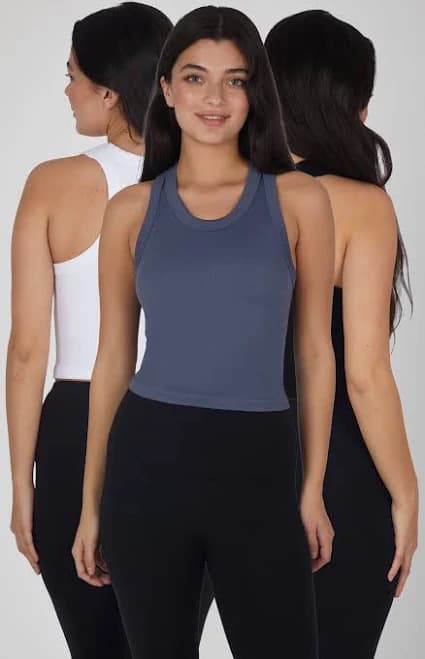 90 Degree By Reflex Tops Reflex Sport Crop Tank 3 Pack