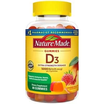 Nature Made Extra Strength D3 Gummies